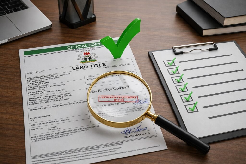 Land title verification in Lagos